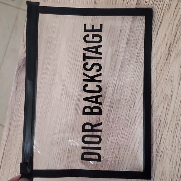 New never used DIOR clear pouch bag Dior Backstage Lip Maximizer  Lash Maximizer - Picture 5 of 6